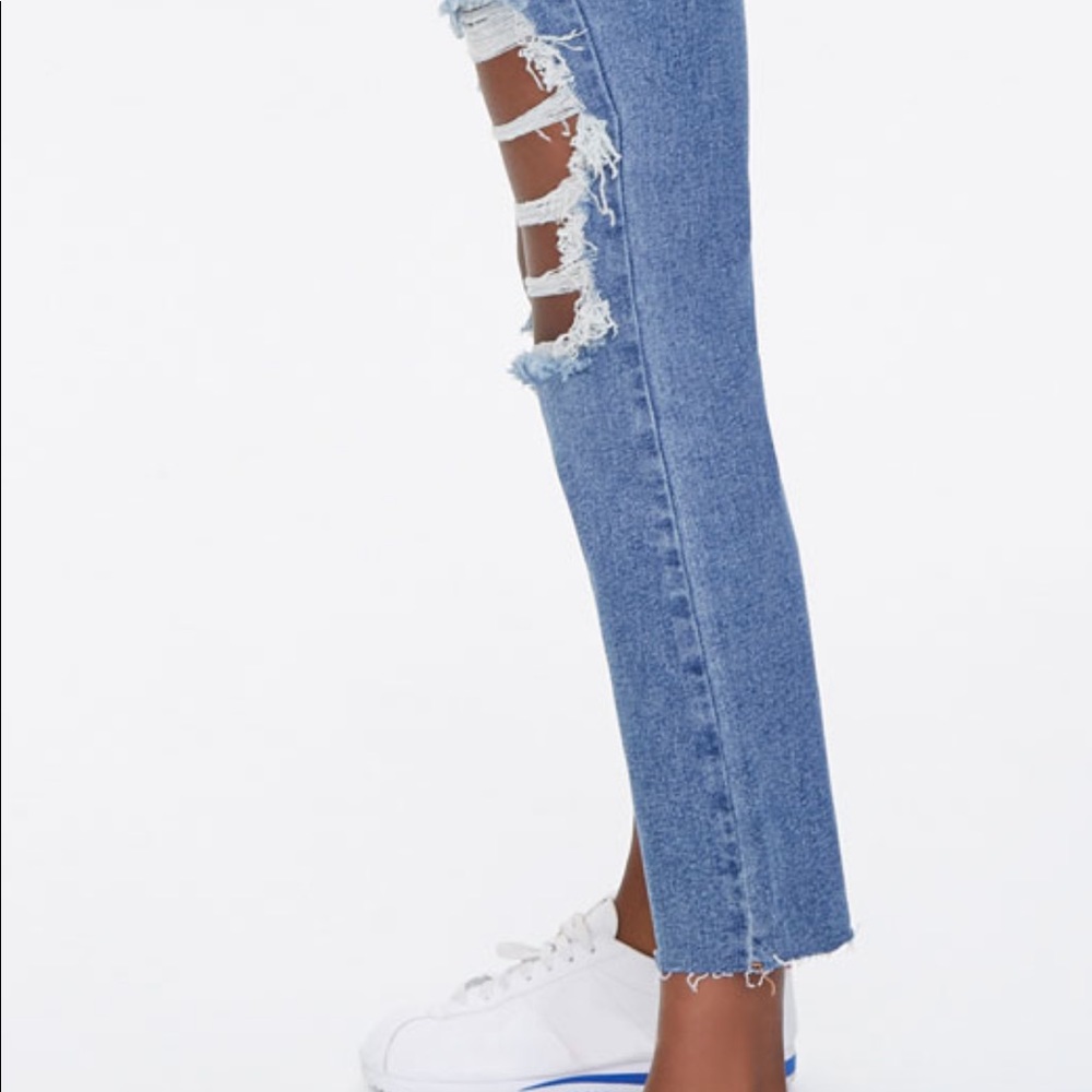 NZ Distressed Flare Ankle Jeans NWT - Picture 3 of 6